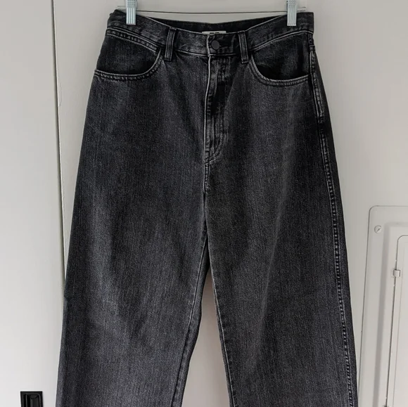 Wide Leg Uniqlo Grey Jeans UNIQLO Wide Leg Jeans